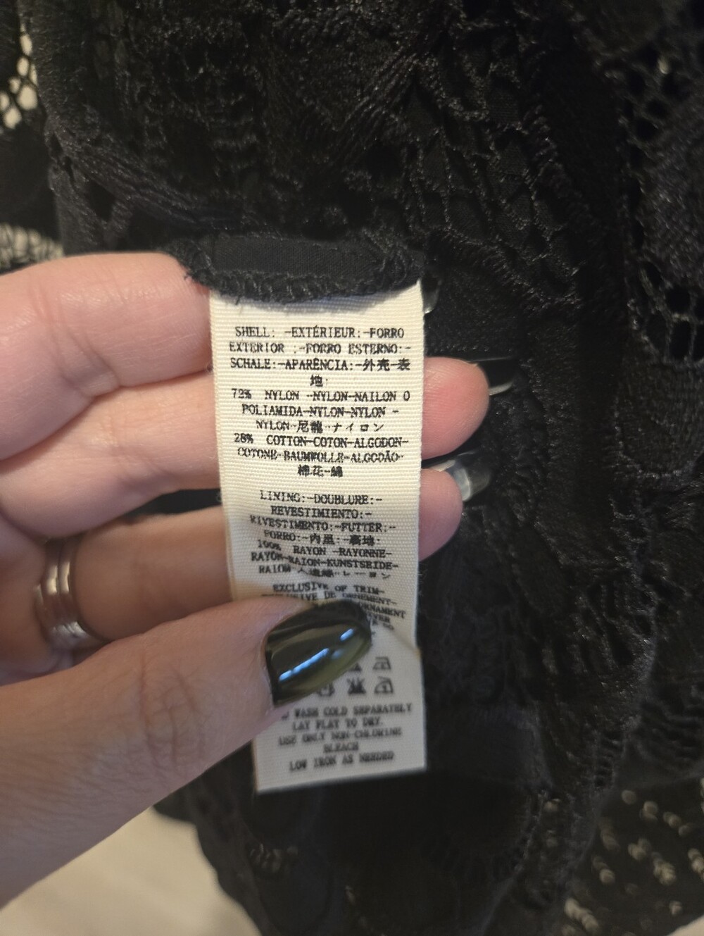 Free People NWT Just Like Honey Lace Dress, Size 10 - Picture 14 of 15